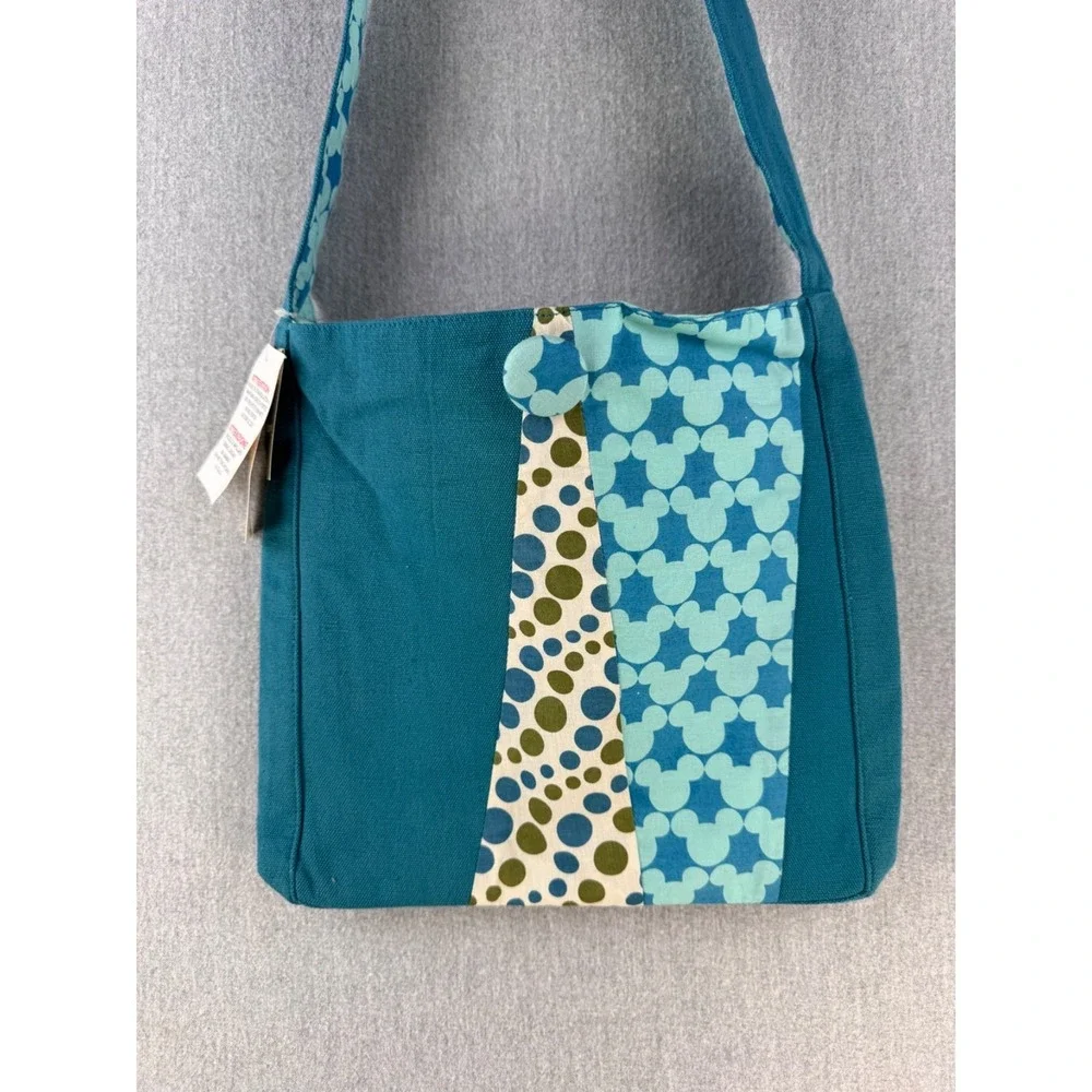 NWT‎ Vintage 2009 Disney World of Good Mickey Mouse Teal Crossbody Shoulder Bag